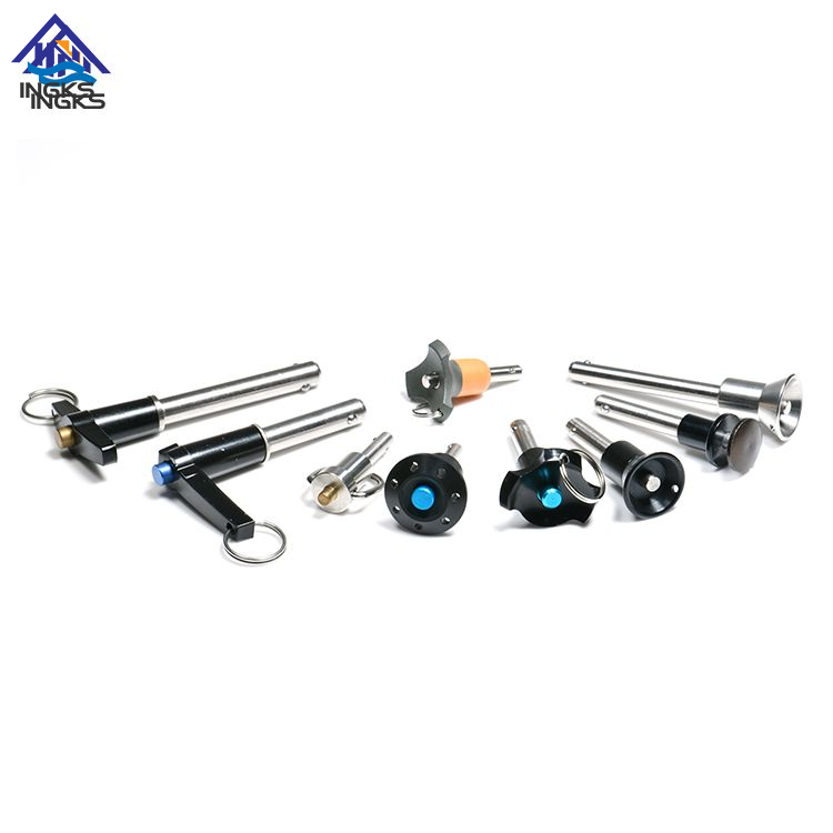 Corps en acier inoxydable, tasse en aluminium, poignée en fleur TL, bouton poussoir, goupille à dégagement rapide