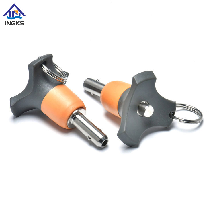 Tête de fleur avec poignée de bouton d'anneau