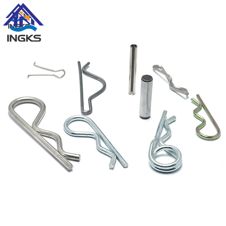 Goupille à ressort en acier inoxydable, type à ressort, goupille à ressort droite