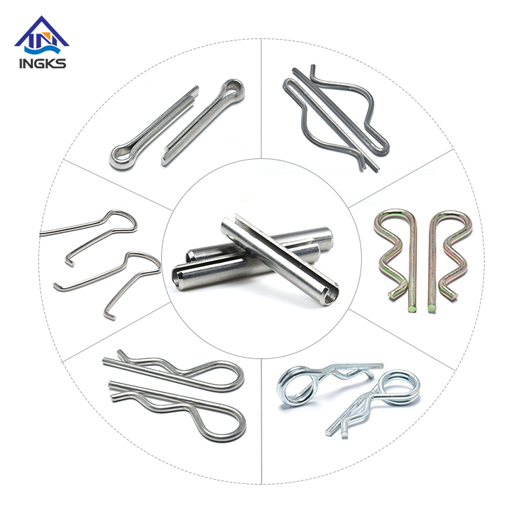 Goupilles à ressort solides en acier inoxydable