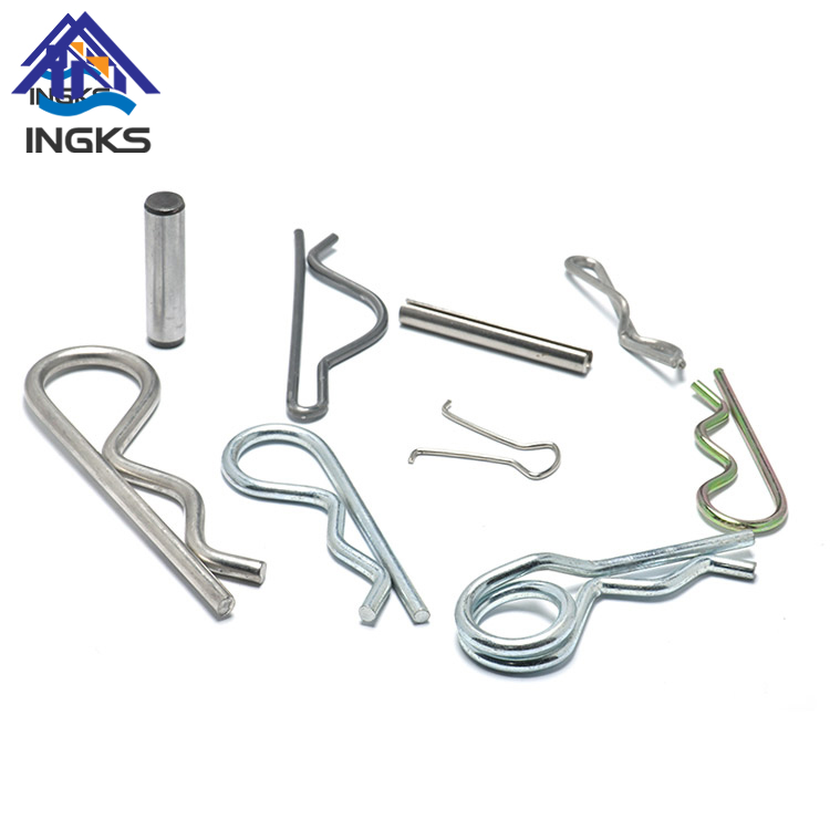 Goupille à ressort en acier inoxydable, type à ressort, goupille à ressort droite