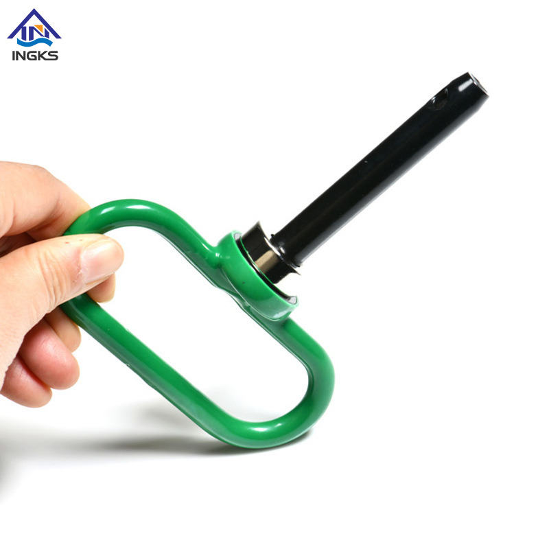 Axe de chape de précision de type Q, poignée à dégagement facile avec extrémité percée