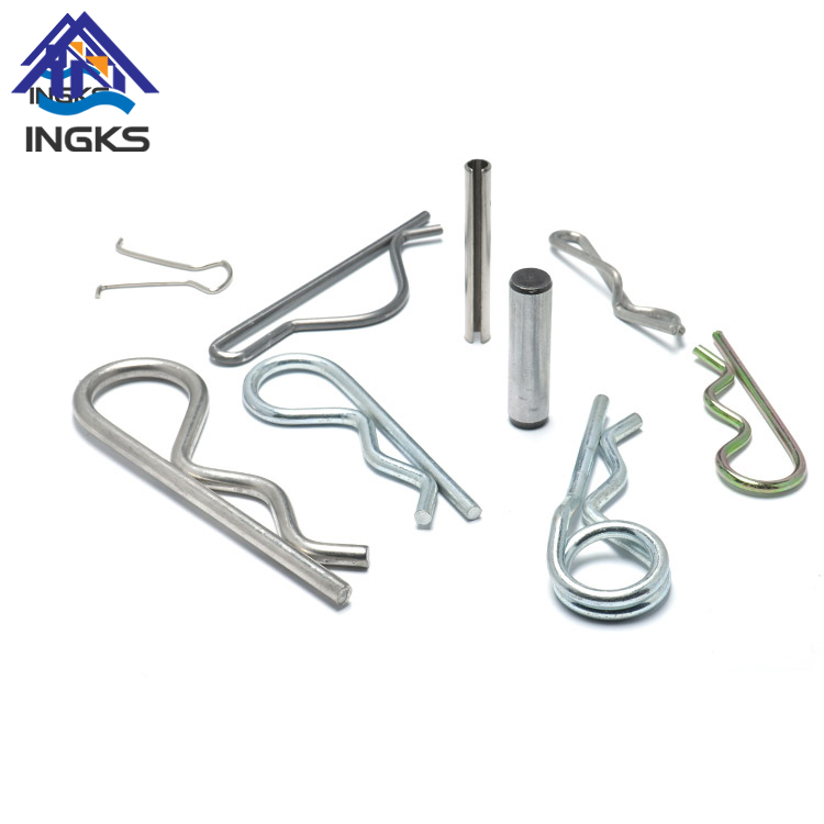 Goupille à ressort en acier inoxydable, type à ressort, goupille à ressort droite