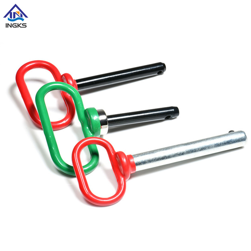 Axe de chape de précision de type Q, poignée à dégagement facile avec extrémité percée